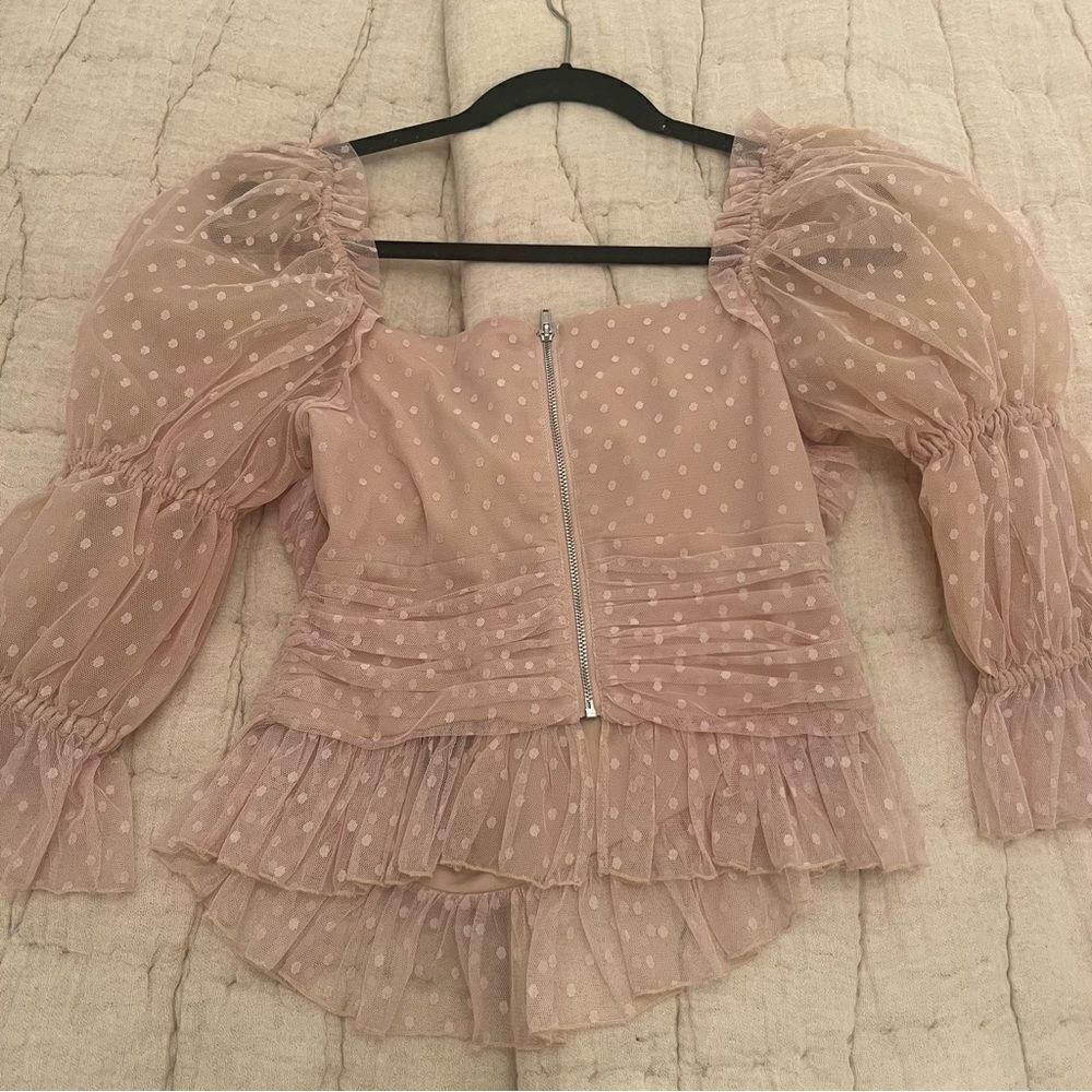 Revolve LPA Dolores Top in Nude - Picture 5 of 5